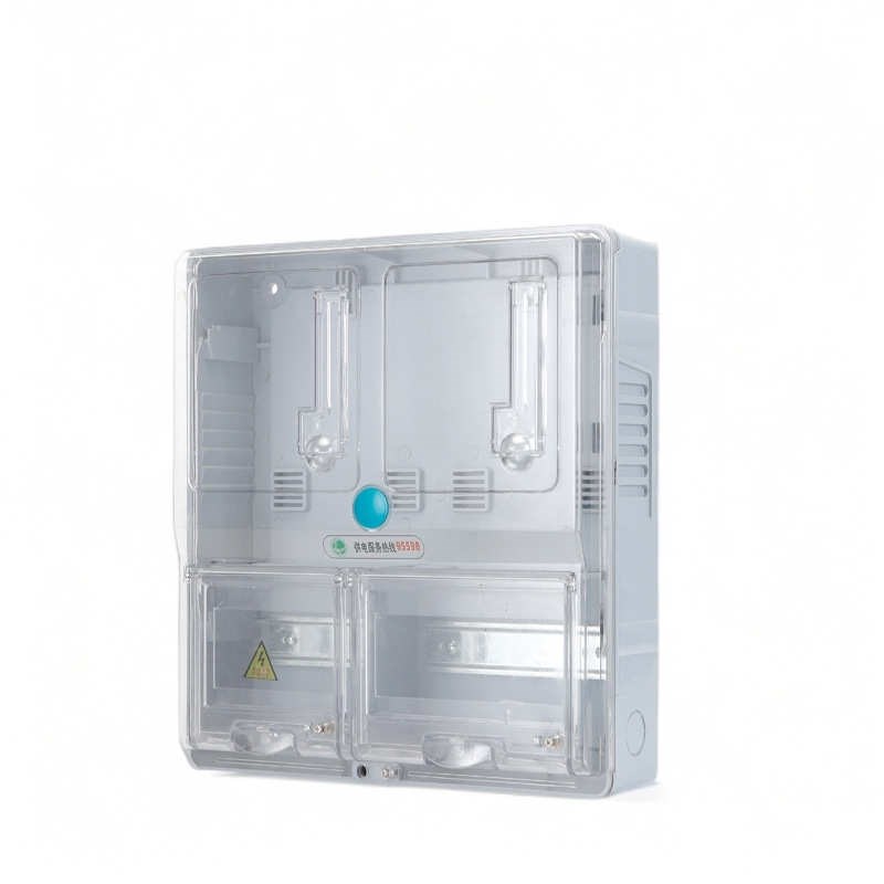 电表pc 箱电表式插卡电表盒透明 箱电子单相 二户