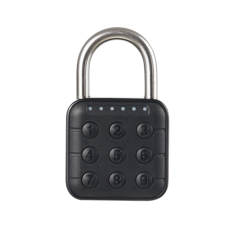 按键挂锁防水门锁健身房衣柜宿舍数字按键智能电子指纹密码锁挂锁