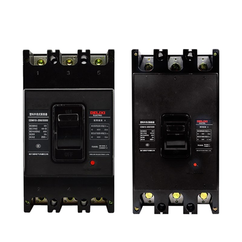 德力西塑壳式断路器三相空气开关CDM10-/3300 63A/400A/600A 3P