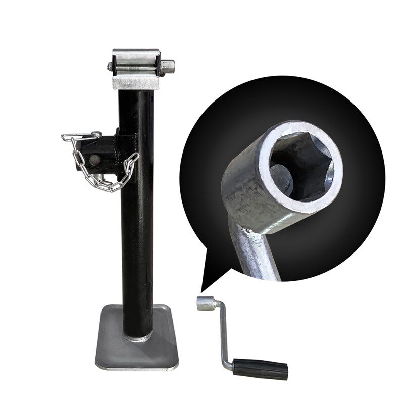 手摇式拖车千斤i顶房车支腿平板支撑齿条汽车升降工具要把可拆卸