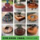 防腐木公园椅围树凳椅庭院小区休息凳子圆形休闲摆件户外围树椅