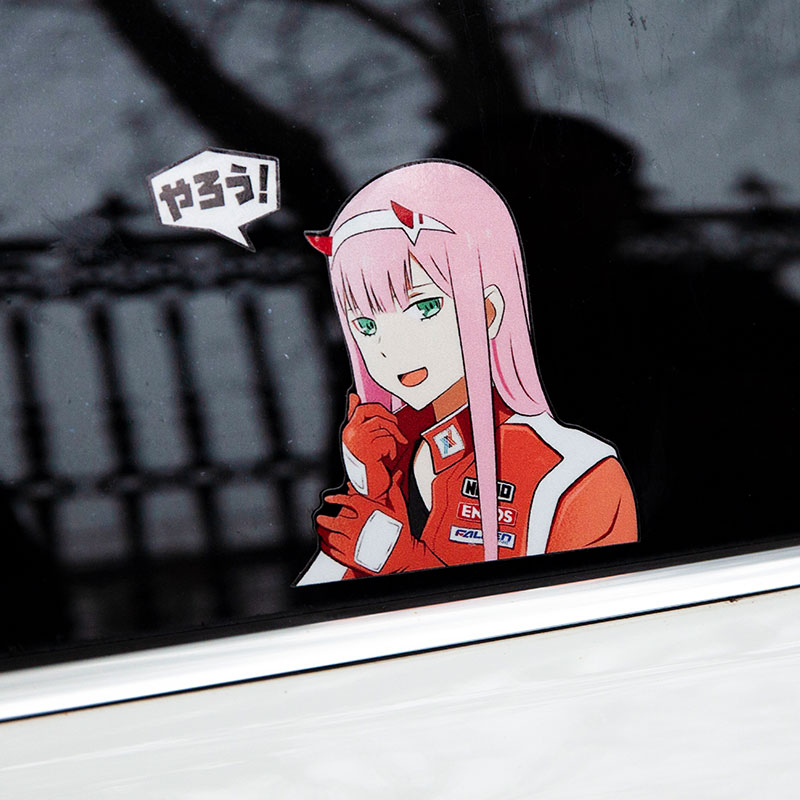 汽车贴纸动e漫jdm茉希尾濑兵长龙胆 水兵月行李箱电动贴