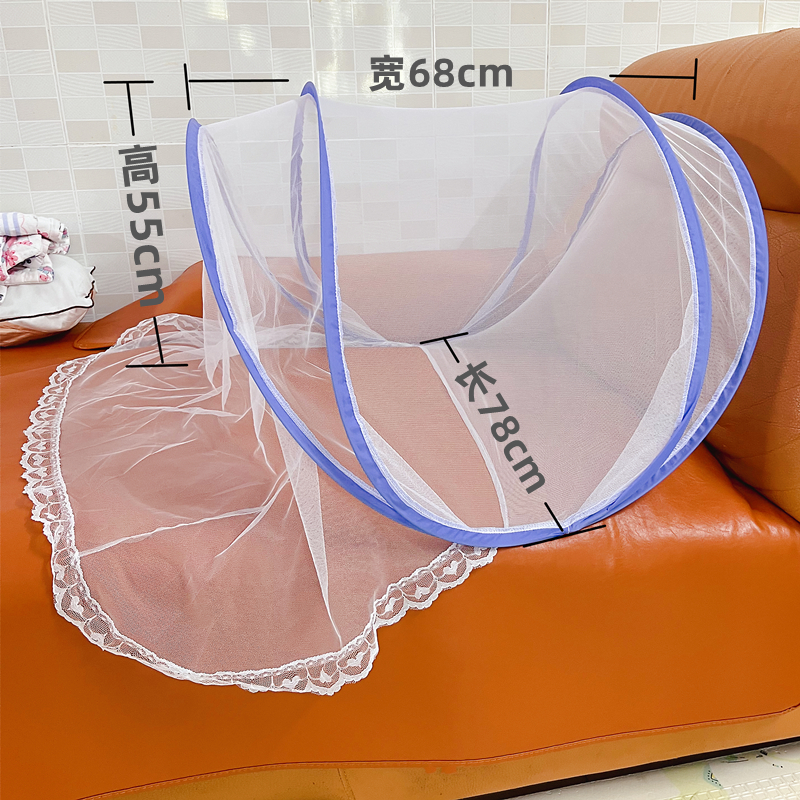 旅游出差露营便携折叠蚊帐u工地办公室午睡防蚊面罩头部蚊帐免安