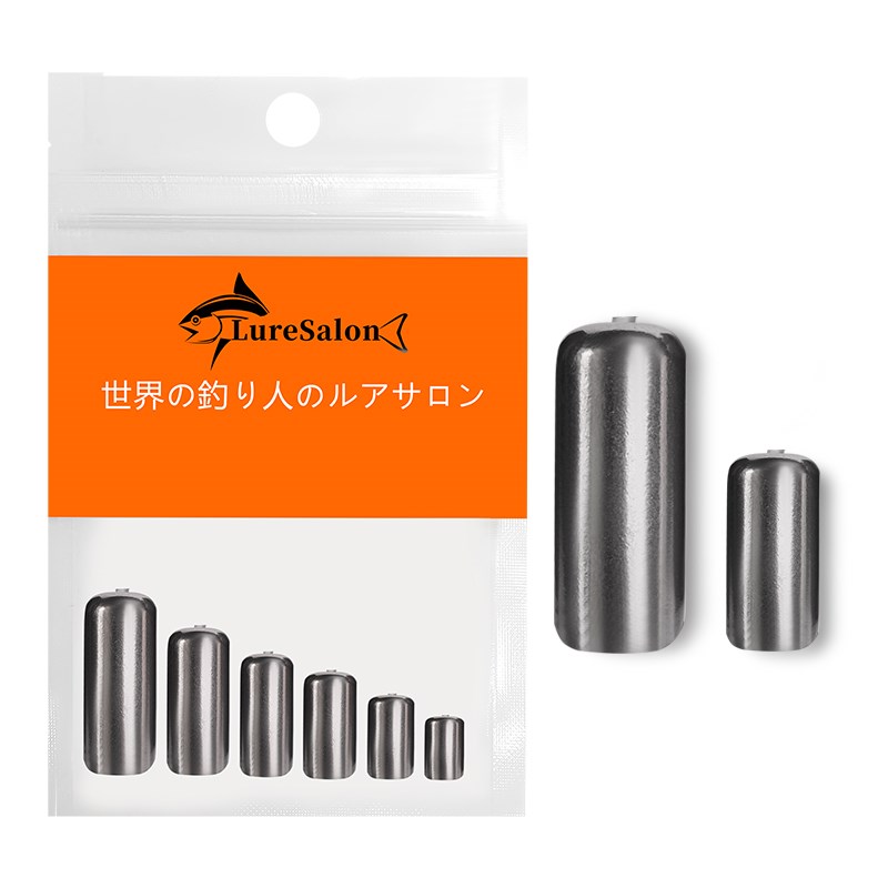 出口 路亚钨钢铅坠卡罗圆u桶坠空心内插塑管不伤线铅坠 高品质钨