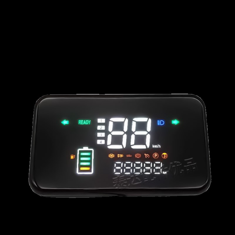 电动车数码仪表电量显示48v60v通N用仪表总成电量显示屏