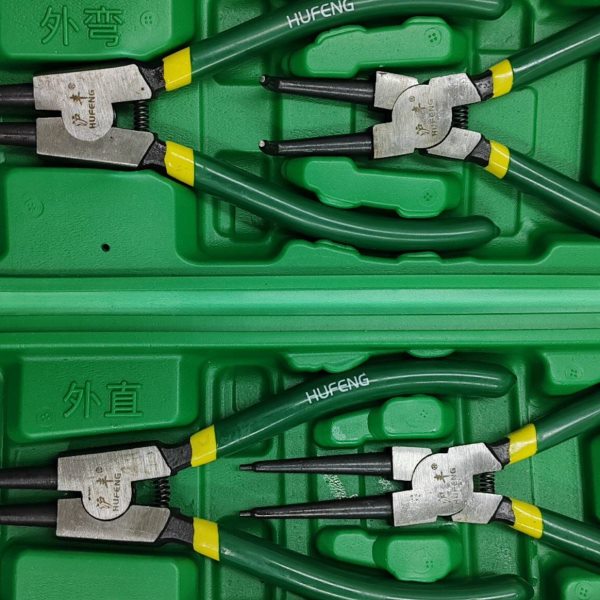卡簧钳挡圈钳内弯外置7寸盒装卡环卡扣撑开扩张安装拆卸工具外直