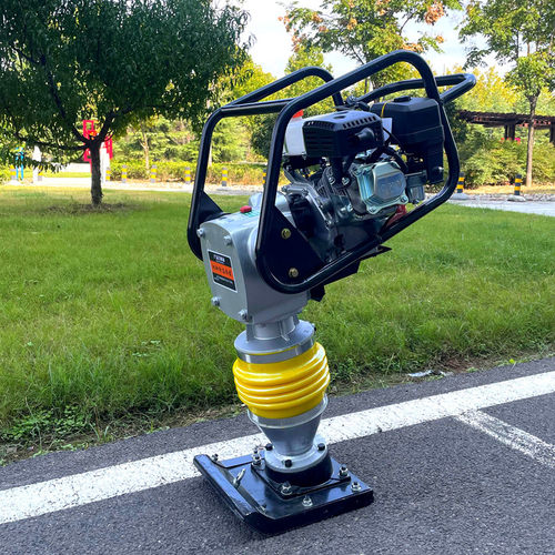 路面冲击夯汽油柴油电动打夯机立式夯土机沥青R公路振动地基夯实