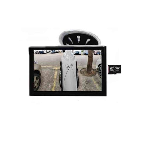 5寸高清AD车载记录一体显示器前左右盲区倒车影像停车Z监控显示屏