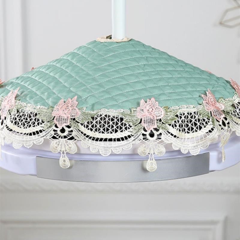 隐形风扇灯吊f扇灯防尘罩圆形带风扇灯罩一体盖巾带风扇灯扇布艺