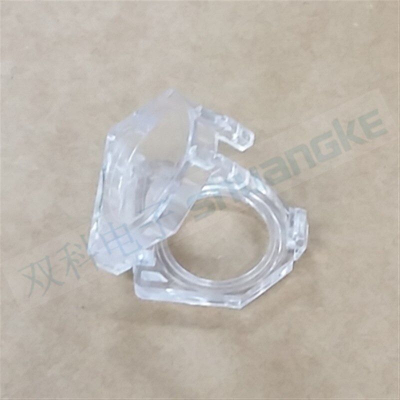 按钮开关22mm附件平钮专用透明防护罩保护盖配件防尘盖防止误操作