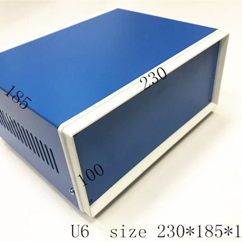 直销金属机箱钣金机壳仪表壳体加工定制塑框电源铁壳230*185*100