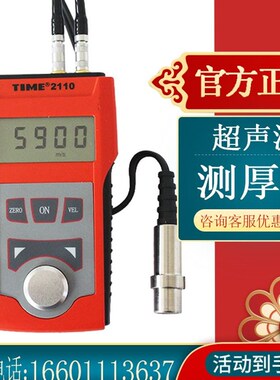 超声波测厚仪高精度TIME2110/2113/原TT100钢板管壁厚仪时代之峰