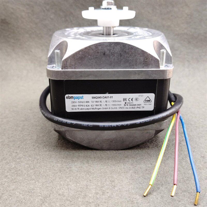 ebm德国罩极电机M4Q045-DA05-01雪柜86/23W冷库冷风机制冰机马达