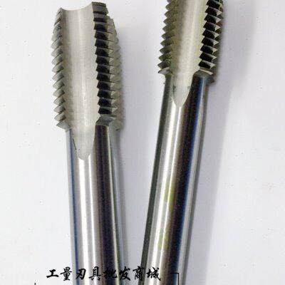 公制左牙加长丝锥M12M14M16M18*130*160*200粗细牙直槽螺纹丝攻