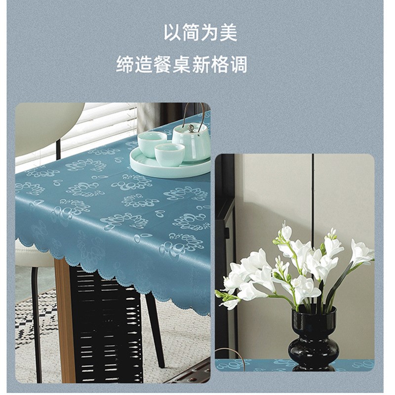 烤火桌罩套皮罩防j水防油防烫正方形长桌布茶几台布取暖桌电炉餐