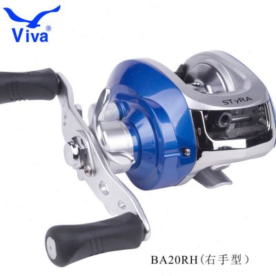 VIVA维亚渔轮全金属鱼线轮水滴轮BA20右手左手路亚轮打黑轻雷强轮