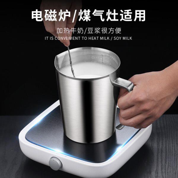 304不锈钢量杯带刻度烘培量筒大容量可加热毫升水杯1000ml2000ml