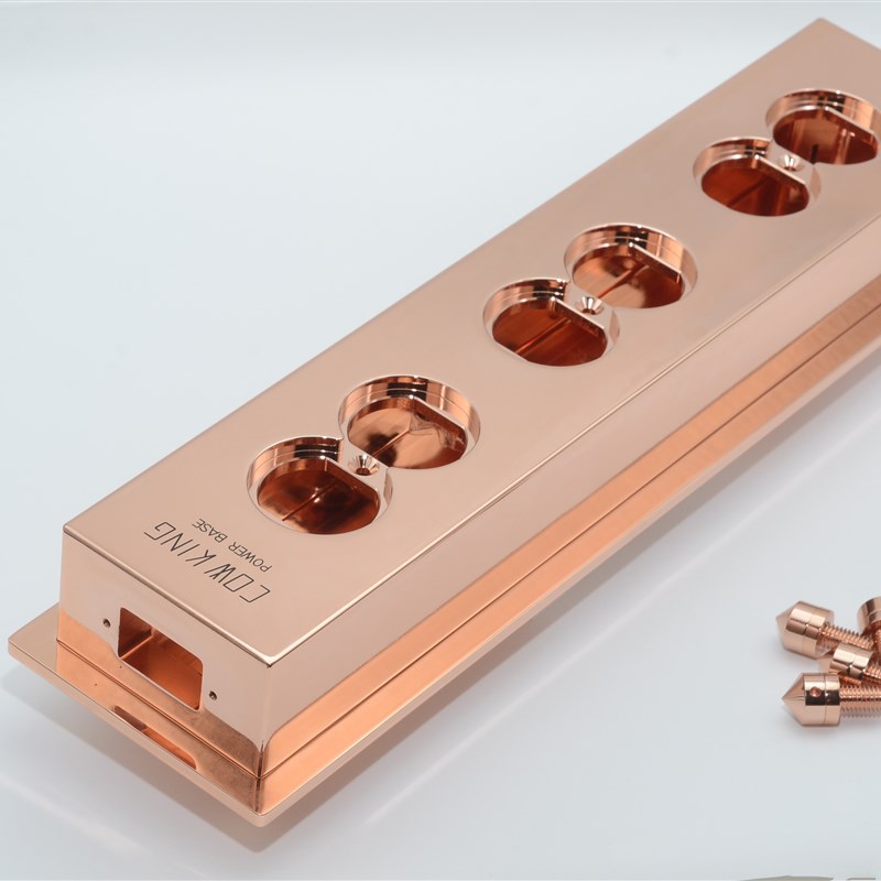 23年新款CeOW KIG A纳米紫铜 插排  整体挖空2  4  6位电源排