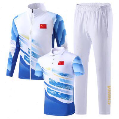 长袖活力操服男女拔河徒步工间操运动服健走服广播体操比赛服外套
