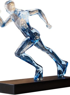 轻奢高级感白色励志人物摆件家居装饰品客厅电视柜酒柜办公室书房