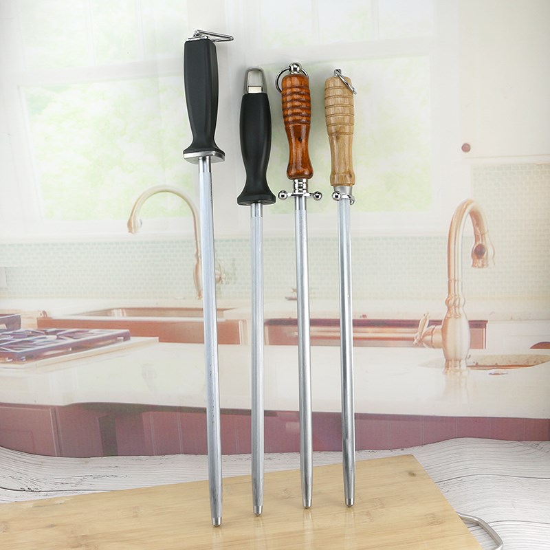 德国进口钨钢超细纹磨刀棒磨刀棍磨刀器石屠宰厂专用卖肉棒荡刀棍