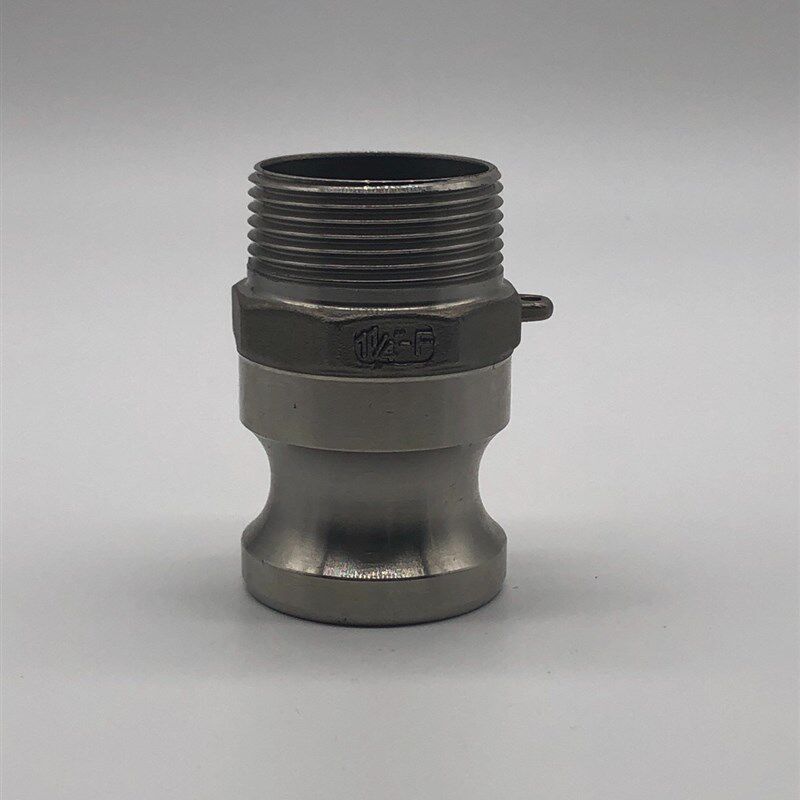 304不锈钢快速接头扳把式快装接头4分6分1寸1.2寸1.5寸2寸F型