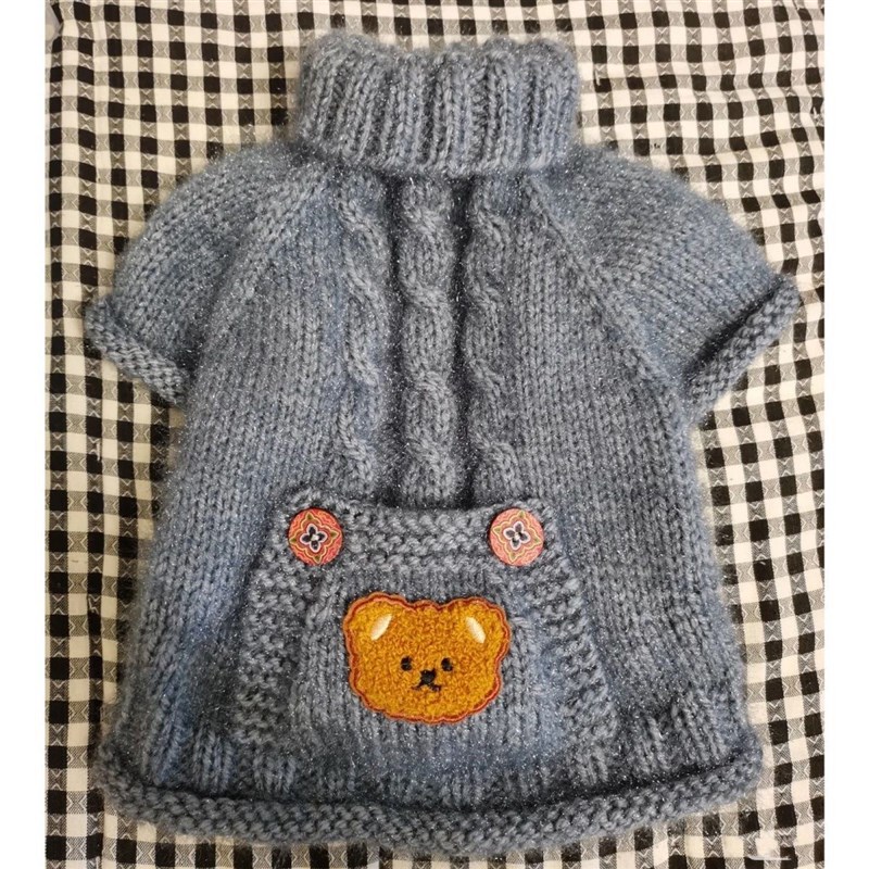 宠物衣服秋冬款狗狗猫咪服装小型犬时尚保暖毛衣