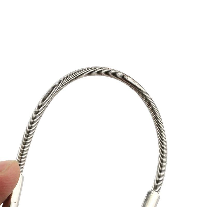 LOBTEX蝦嘜牌扁头电工穿线器双弹簧头引线器绿色扭线网线拉线器