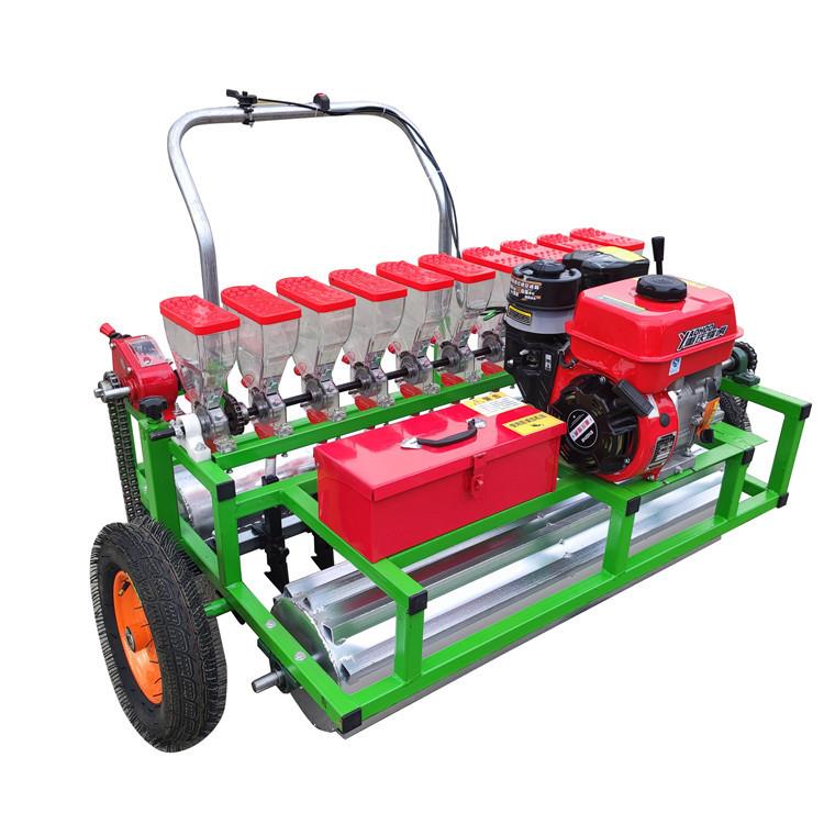 手推式汽油款蔬菜精播机小颗粒种子精量播种机花卉播种机