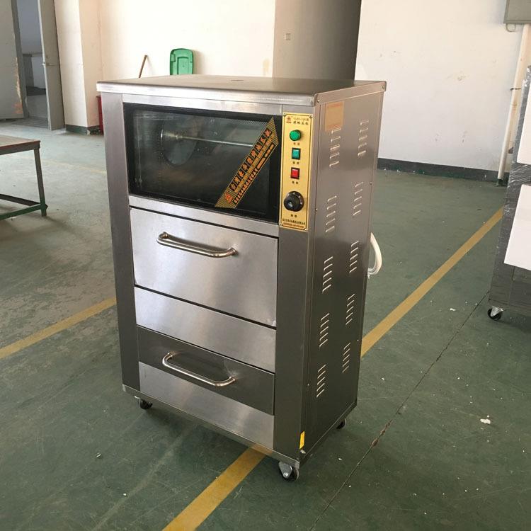 68型/128型电热烤地瓜机商用烤地瓜炉自动旋转烤红薯玉米机