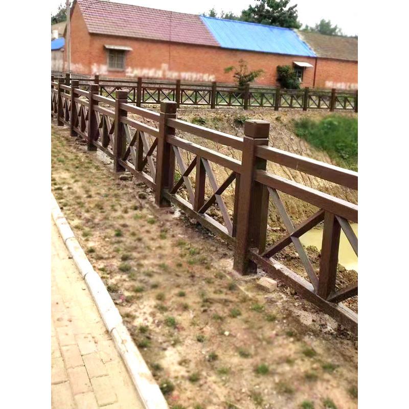 彷木水泥护栏河道栈道新农村建设围栏钢筋混凝土栅栏景区湖边栏杆