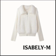 奶呼呼翻领双拉链针织毛毛外套女冬季 十周年 ISABELY•M