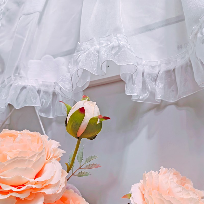 奶油风电表箱神器遮挡帘魔术贴网络箱盖板纱帘电源盒帘子杂物挂件