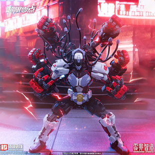 幻燃模代和模线超限零点拳击手巴奇BAKI拼装可动机甲模型