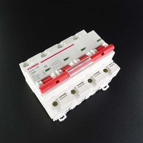 空气开关DZ47 4P 80A 100A 125A 3P+ 380VU三相四线断路器空开