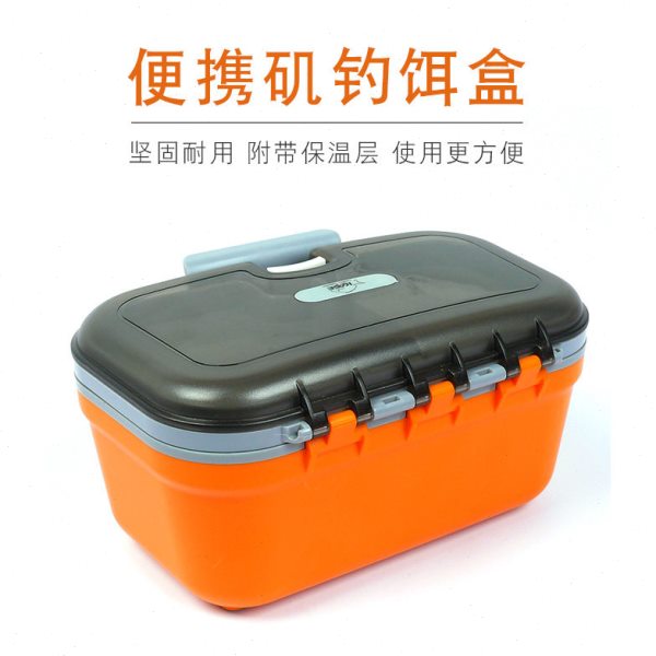 KASE保鲜饵盒/腰挂式保温饵料盒 矶钓盒 南极虾盒/鱼饵盒钓鱼装备