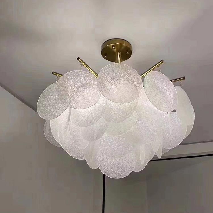 北欧创意轻奢水晶吊灯设计师客厅餐厅卧室简约个性风铃吊灯