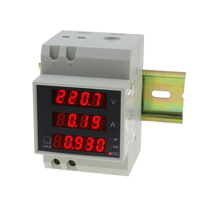 专业生产导轨式数字数显交流电压电流表数显电压表D52-2048大促