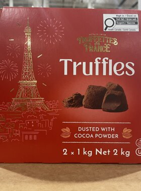 加拿大直邮TRUFFETTES DE FRANCE法国乔慕松露巧克力1KG礼盒装1kg