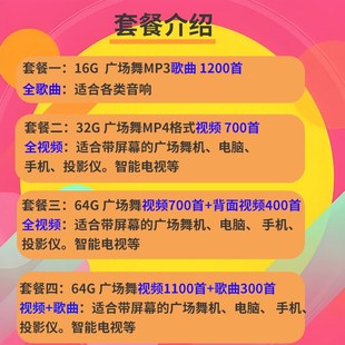 2025新款 广场舞U盘中老年人健生带图像MP4视频舞曲正背面教学优盘