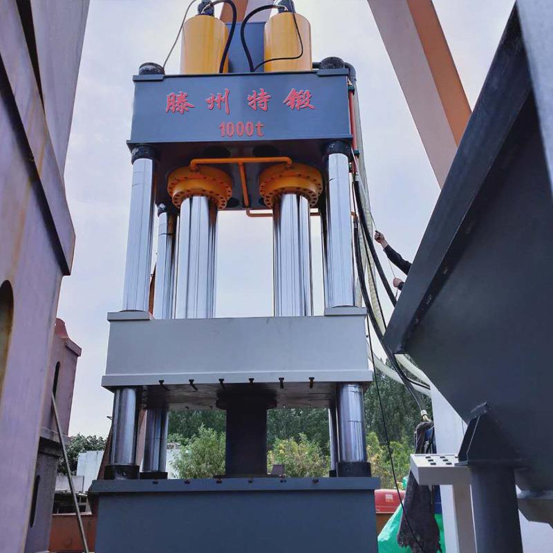 1000吨液压机四柱塑料模压机塑料热压机建筑用塑料模壳成型