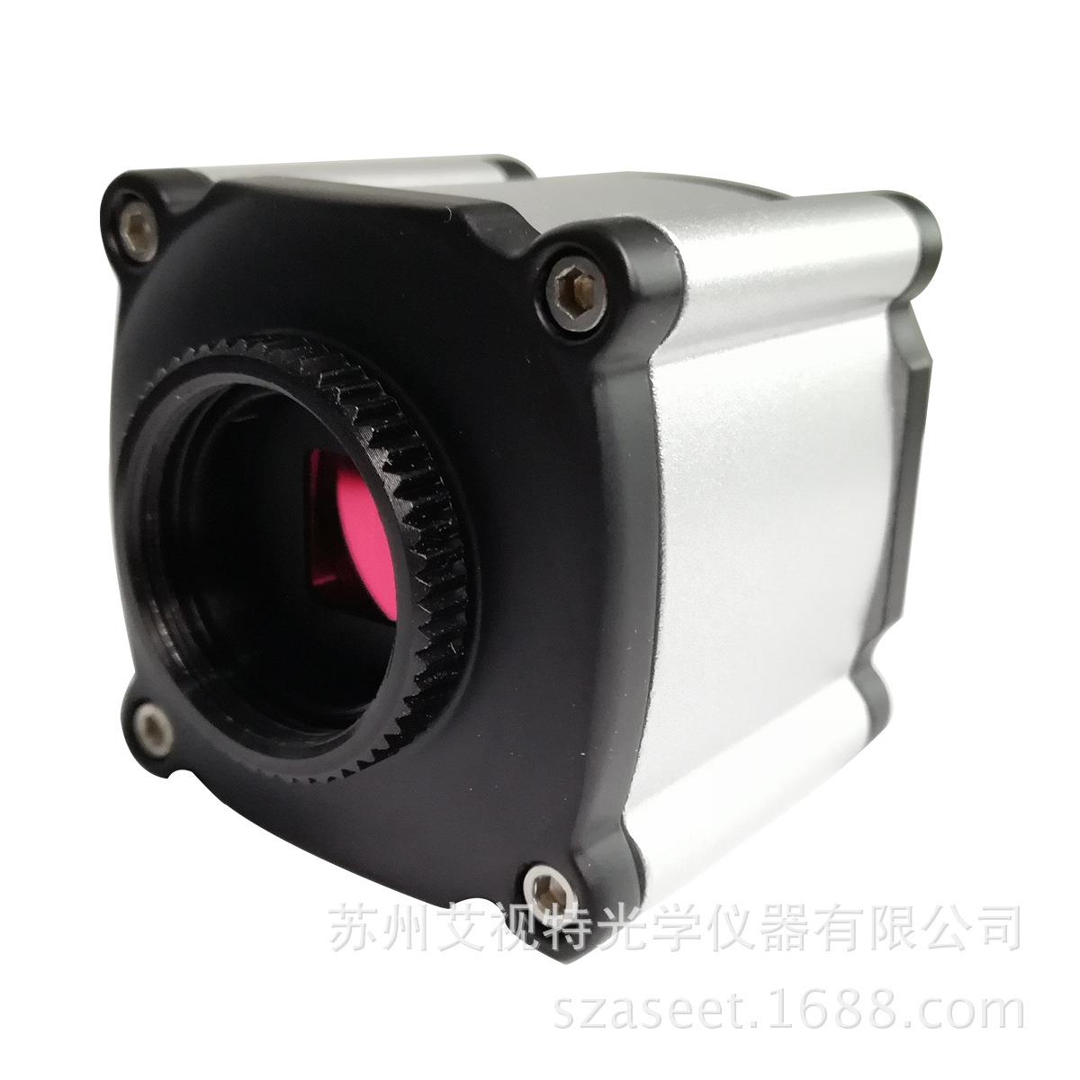 供应高清200万像素VGA显微镜摄像头机器视觉工业相机CCD十字线可