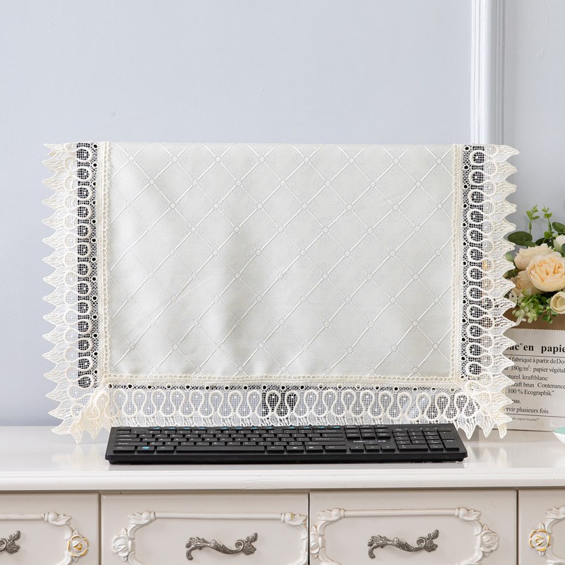 电脑显示器罩盖布监控屏幕盖布防尘巾24寸27寸32寸一体液晶屏幕罩