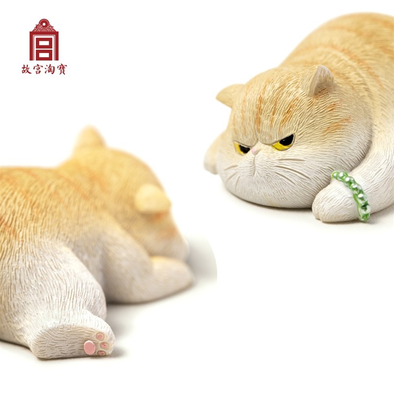 故宫淘宝趴趴猫可爱桌面汽车创意摆件文创生日礼物官方旗舰店官网