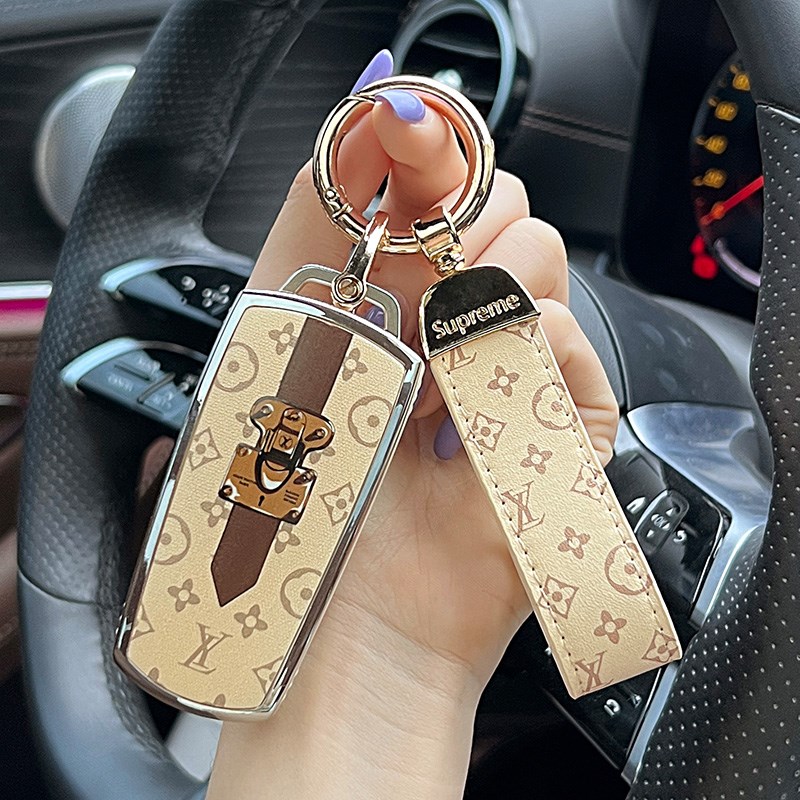 适用大众老款CC钥匙套迈腾B7男壳B8帕萨特蔚揽女高级汽车包扣