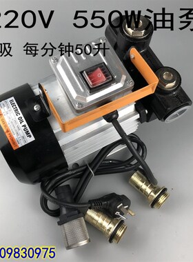 大功率大流量DC12V 24V 220V柴油抽油泵自吸柴油泵大功率抽油泵