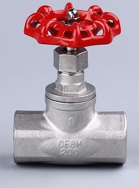 J11W-16P 304不锈钢截止阀丝扣DN15 4分内螺纹 DN50 2寸 1/2丝口