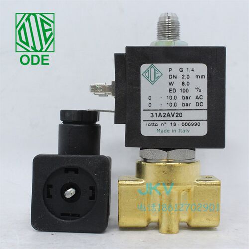 意大利ODE进口三通电磁阀 31a2av20 微型常闭 2分现货AC110V 12v