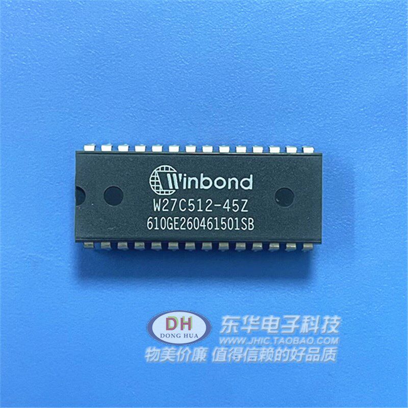 W27C512-45Z M27C512  DIP28全新进口现货64K 8的电可擦除EPROM