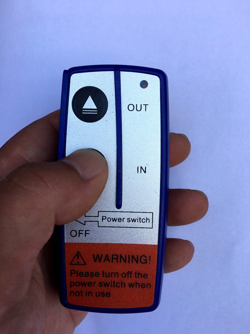 越野车电动绞盘无线遥控器小型车载吊机控制盒通用接收器 12V/24V